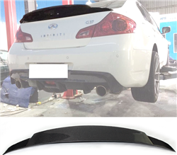 2010-2013 Infiniti G37 V36 JC Style Trunk Spoiler Wing Carbon Fiber