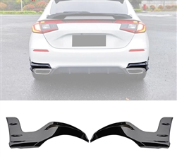 2022-2024 Honda Civic Mugen Style Rear Bumper Lip Aprons