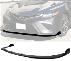 2018-2020 Toyota Camry SE XSE Matte Black Front Bumper Lip PP 3PC