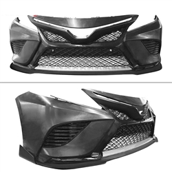 2018-2000 Toyota Camry SE IKON Style Front Bumper Lip Spoiler PU 3PC