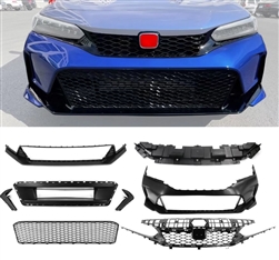 2022-2024 Civic Hatchback Type R Style Front Bumper Cover &Upper Grill