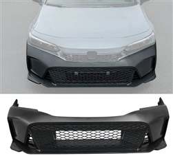 2022-2024 Honda Civic Type R Style Front Bumper Cover Set Unpainted PP