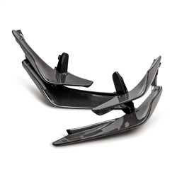 Carbon Fiber Front Bumper Canards for 2023-2025 Honda Civic Type R