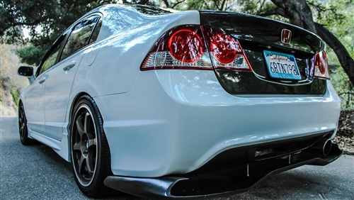 Vortex style rear diffuser non cf